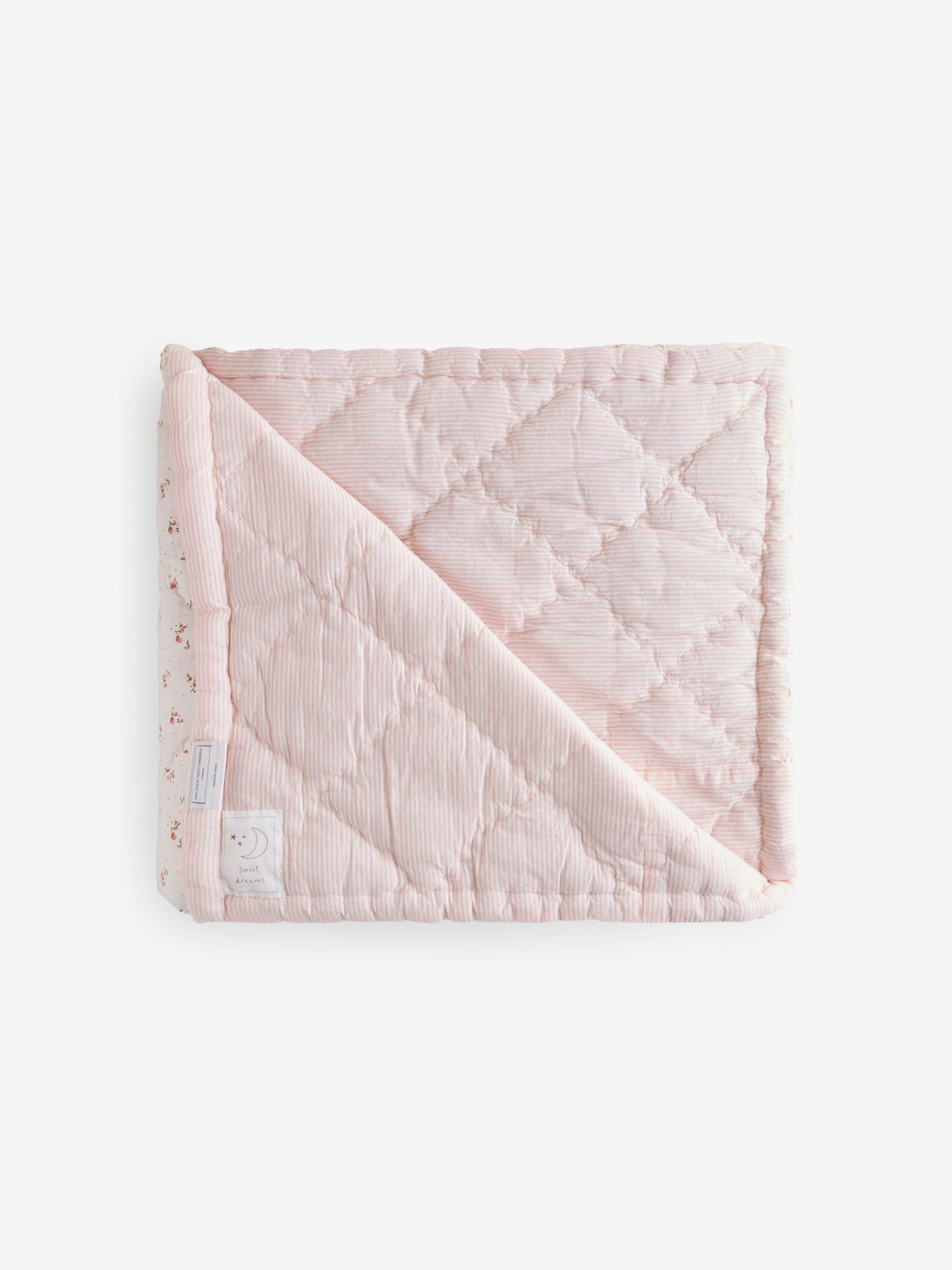The White Company reversible floral quilt single (British brand)