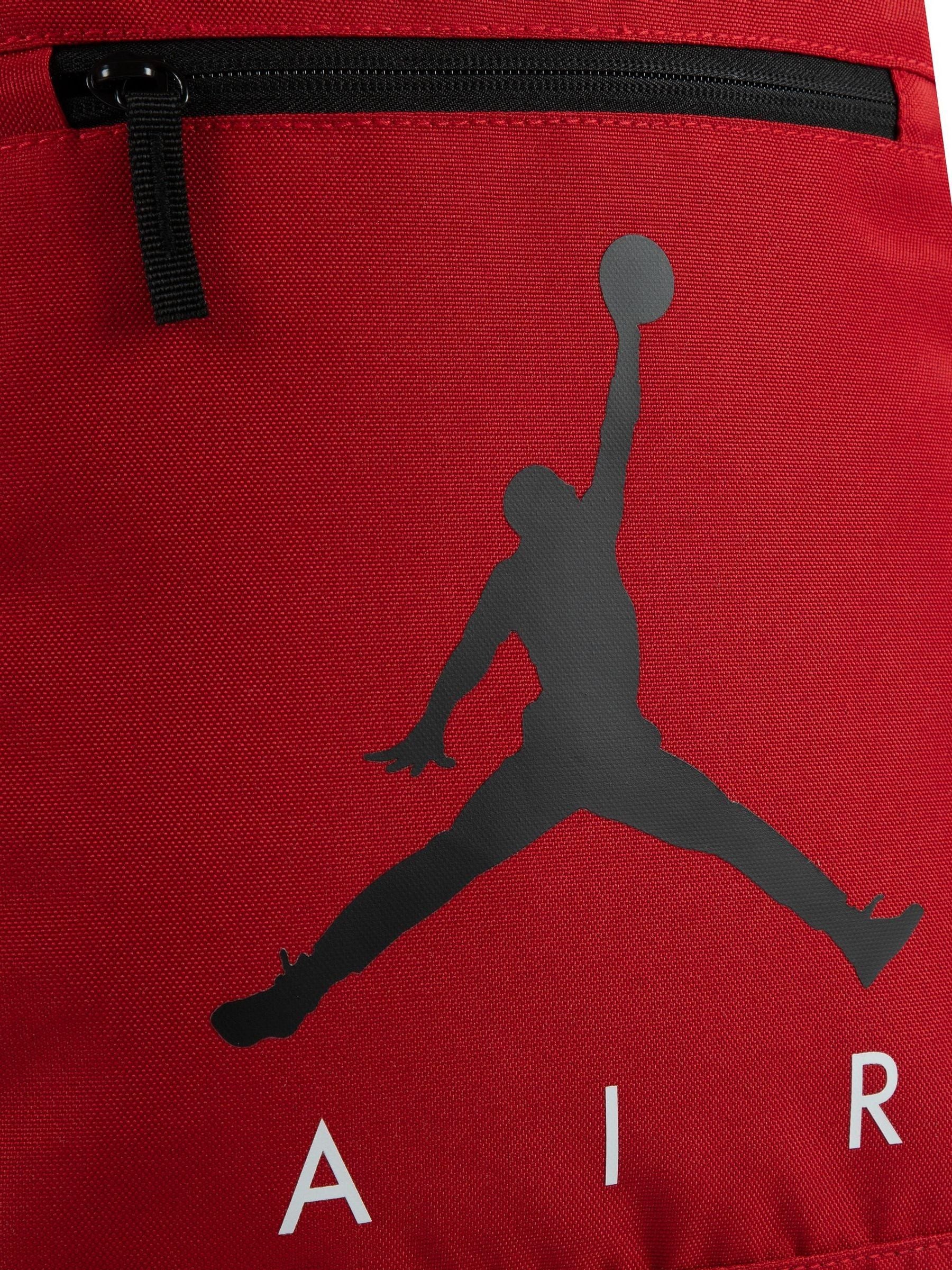 Jordan red school backpack with pencil case - British product