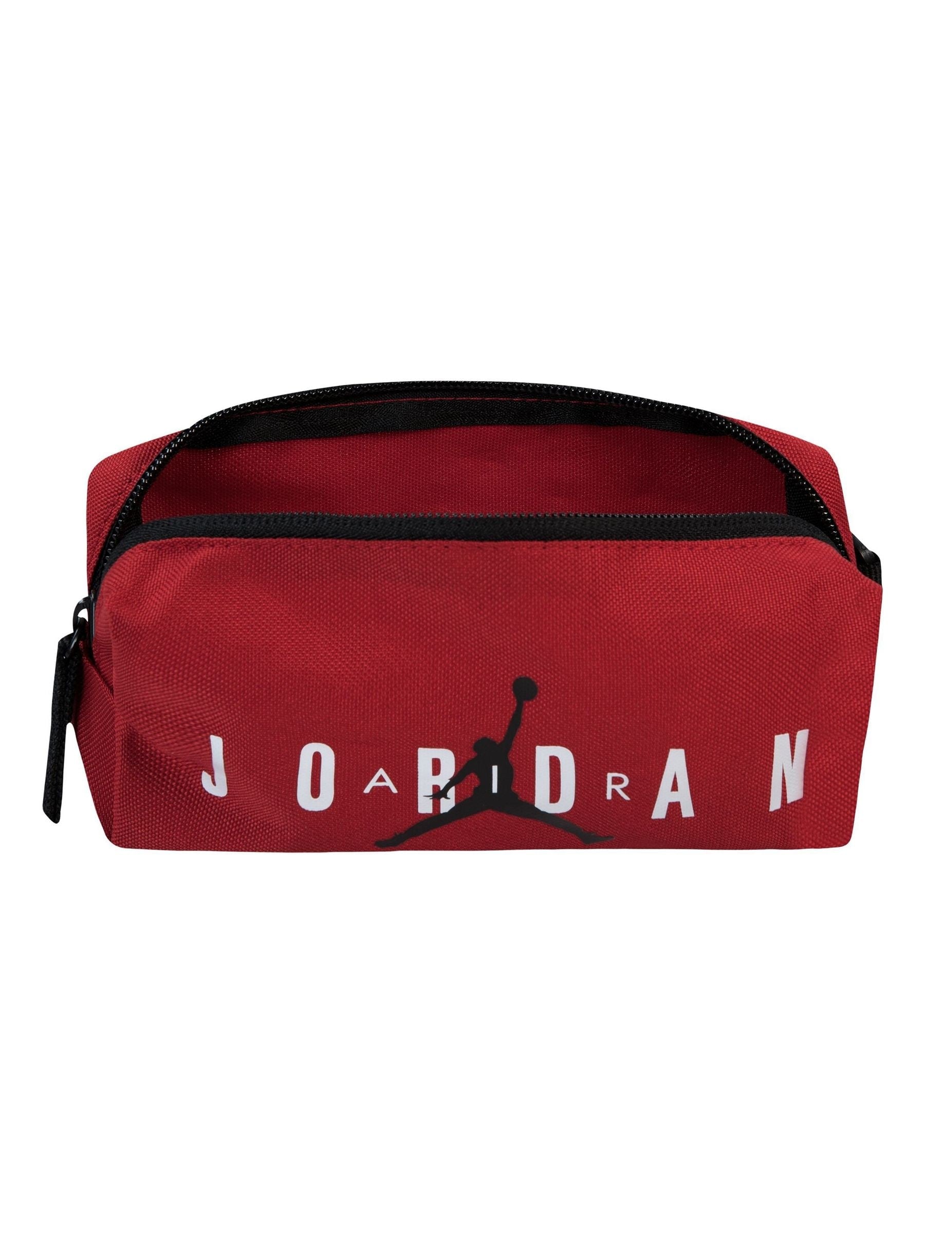 Jordan red school backpack with pencil case - British product