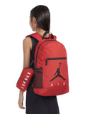Jordan red school backpack with pencil case - British product