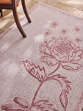 Cath Kidston pink Spitalfields Rose rug - British product