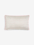 Cath Kidston pink needlepoint cushion with slogan, UK version