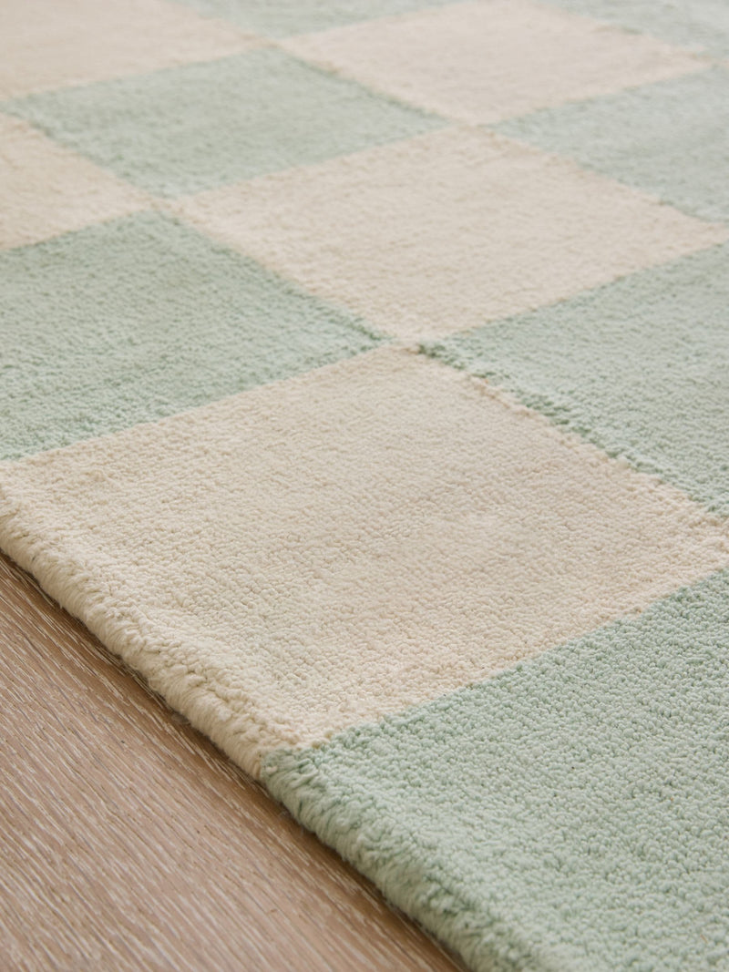 JoJo Maman Bébé dinosaur checkerboard cotton rug - British product