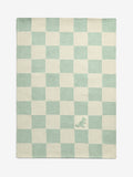 JoJo Maman Bébé dinosaur checkerboard cotton rug - British product