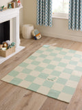 JoJo Maman Bébé dinosaur checkerboard cotton rug - British product