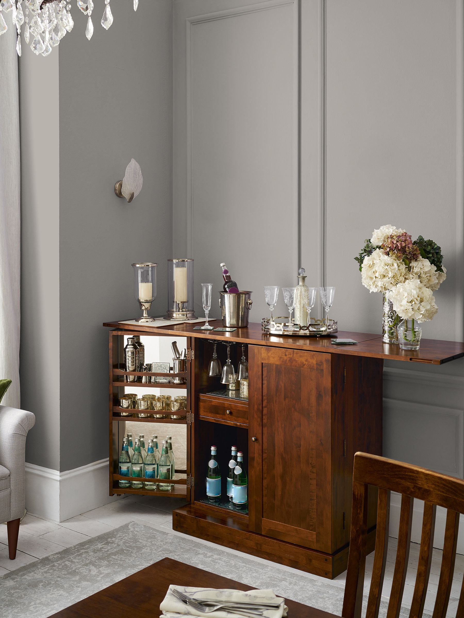 Laura Ashley Dark Dove Grey Matt Emulsion Peel & Stick Paint Sample