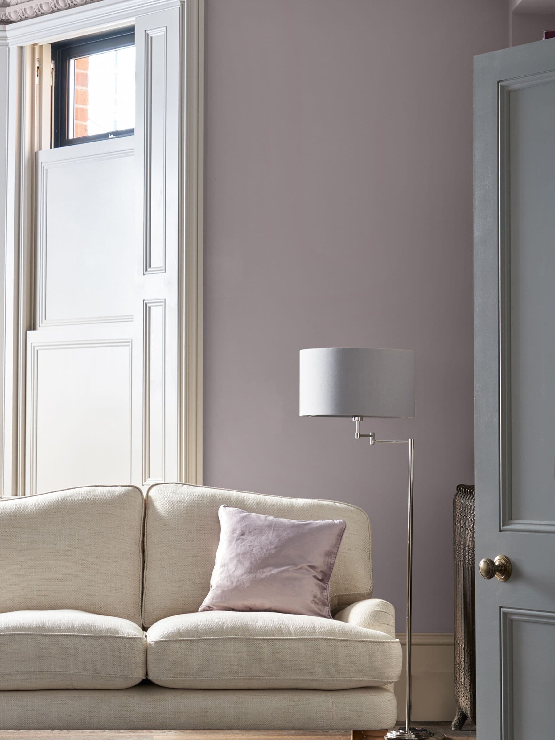 Laura Ashley Pale Amethyst Matt Emulsion Peel & Stick Paint Sample