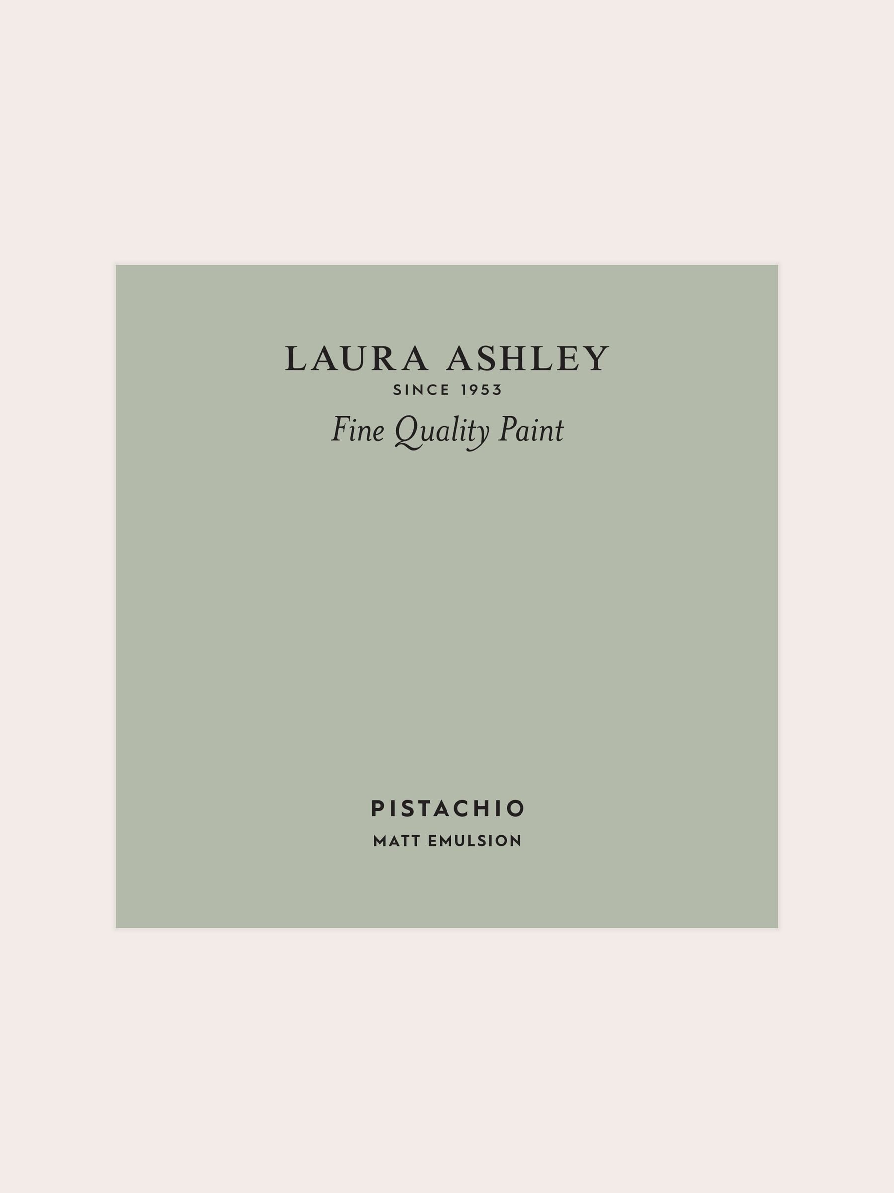 Laura Ashley Pistachio peel and stick paint sample, imported from the UK