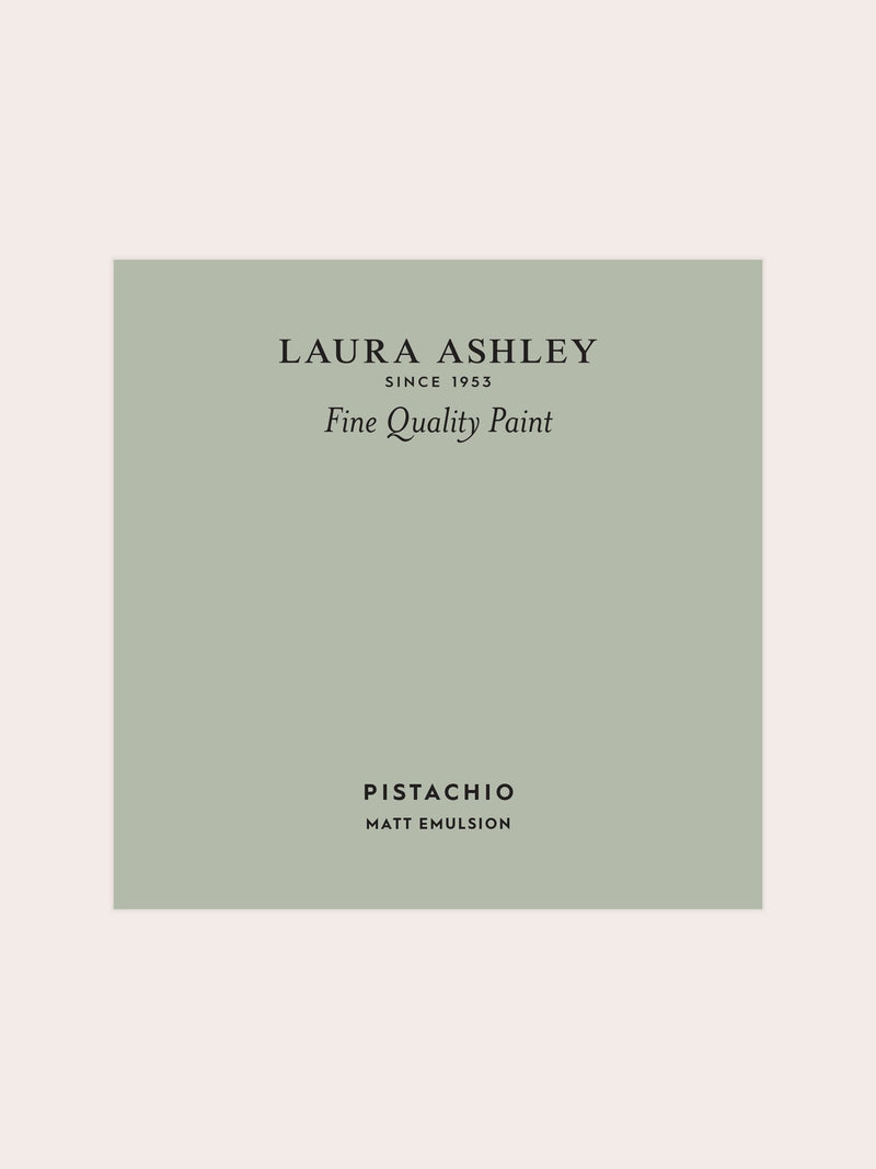 Laura Ashley Pistachio peel and stick paint sample, imported from the UK