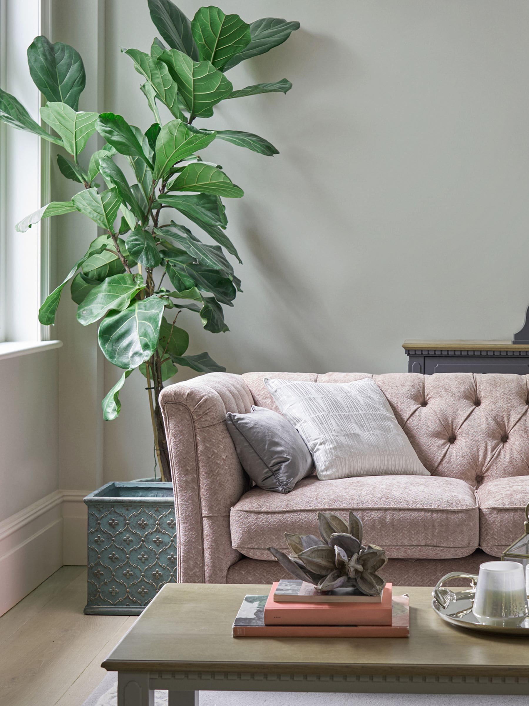 Laura Ashley Pale Sage Leaf Matt Emulsion Peel & Stick Paint Sample