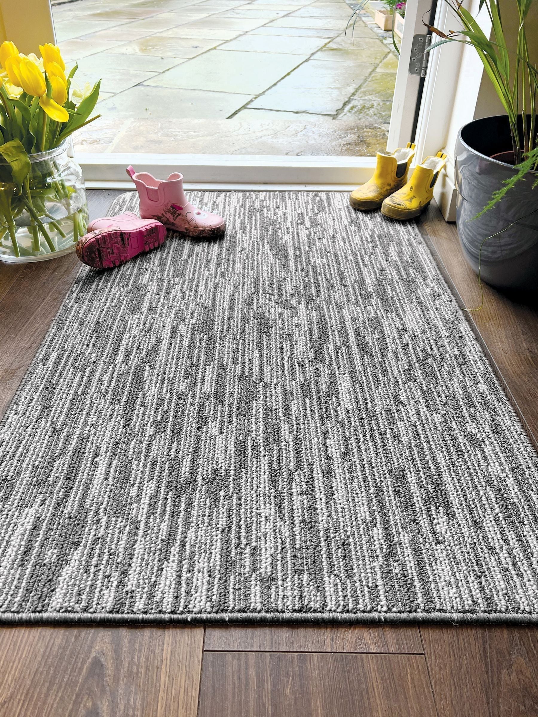 My Mat Silver Broken Stripe Runner