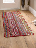 My Mat Candy Multi Bright Zig Zag runner, imported from the UK