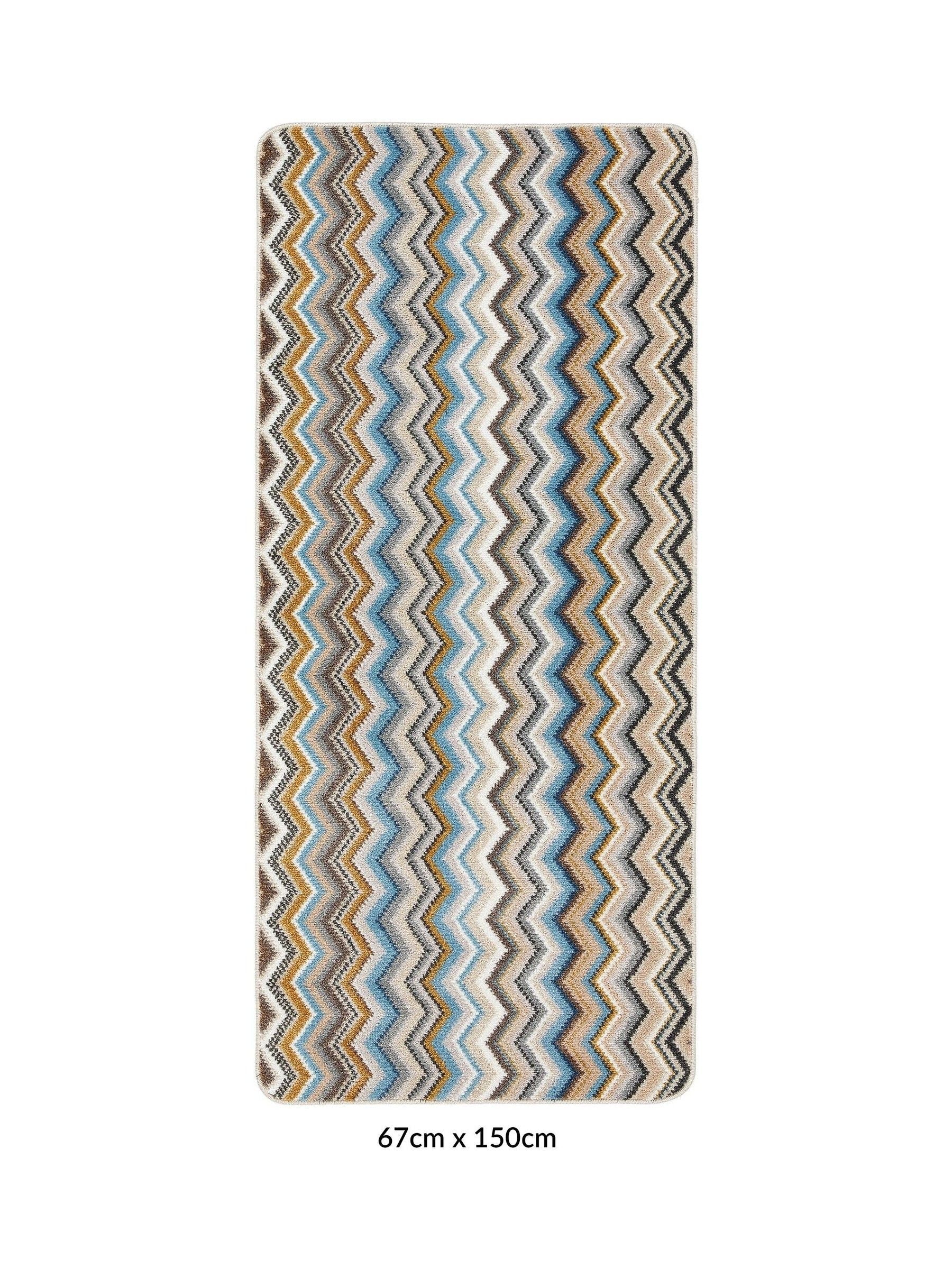 My Mat Candy Multi Zig Zag doormat colourful, imported from the UK