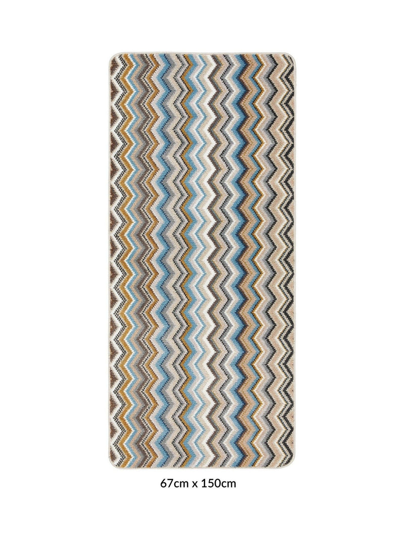 My Mat Candy Multi Zig Zag doormat colourful, imported from the UK