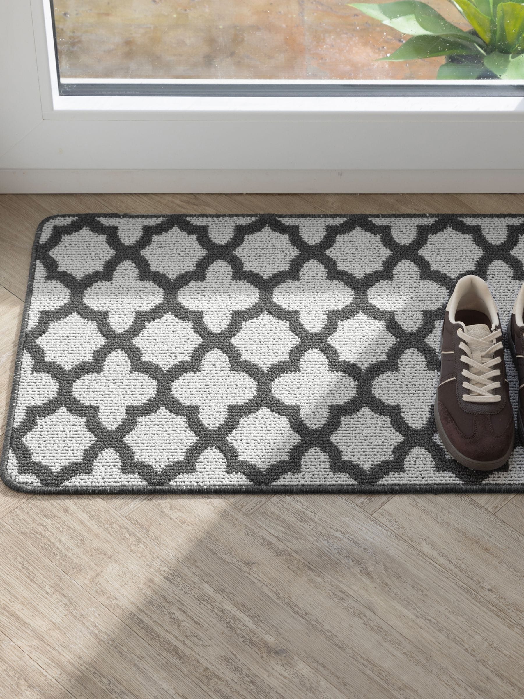 My Mat Charcoal Moroccan Tile mat, British brand