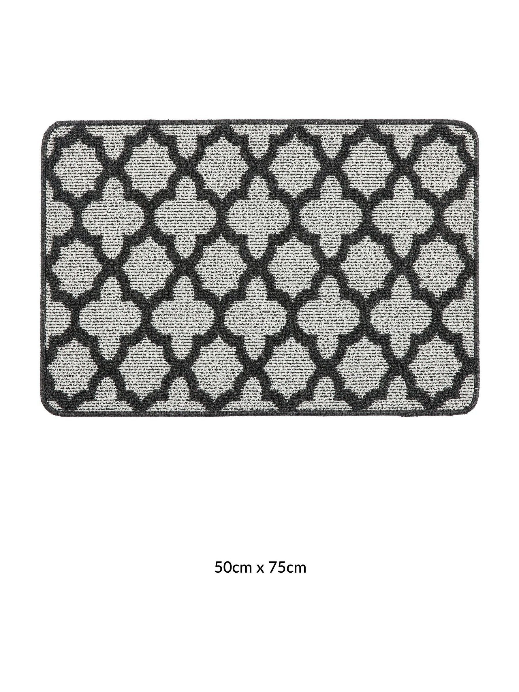 My Mat Charcoal Moroccan Tile mat, British brand