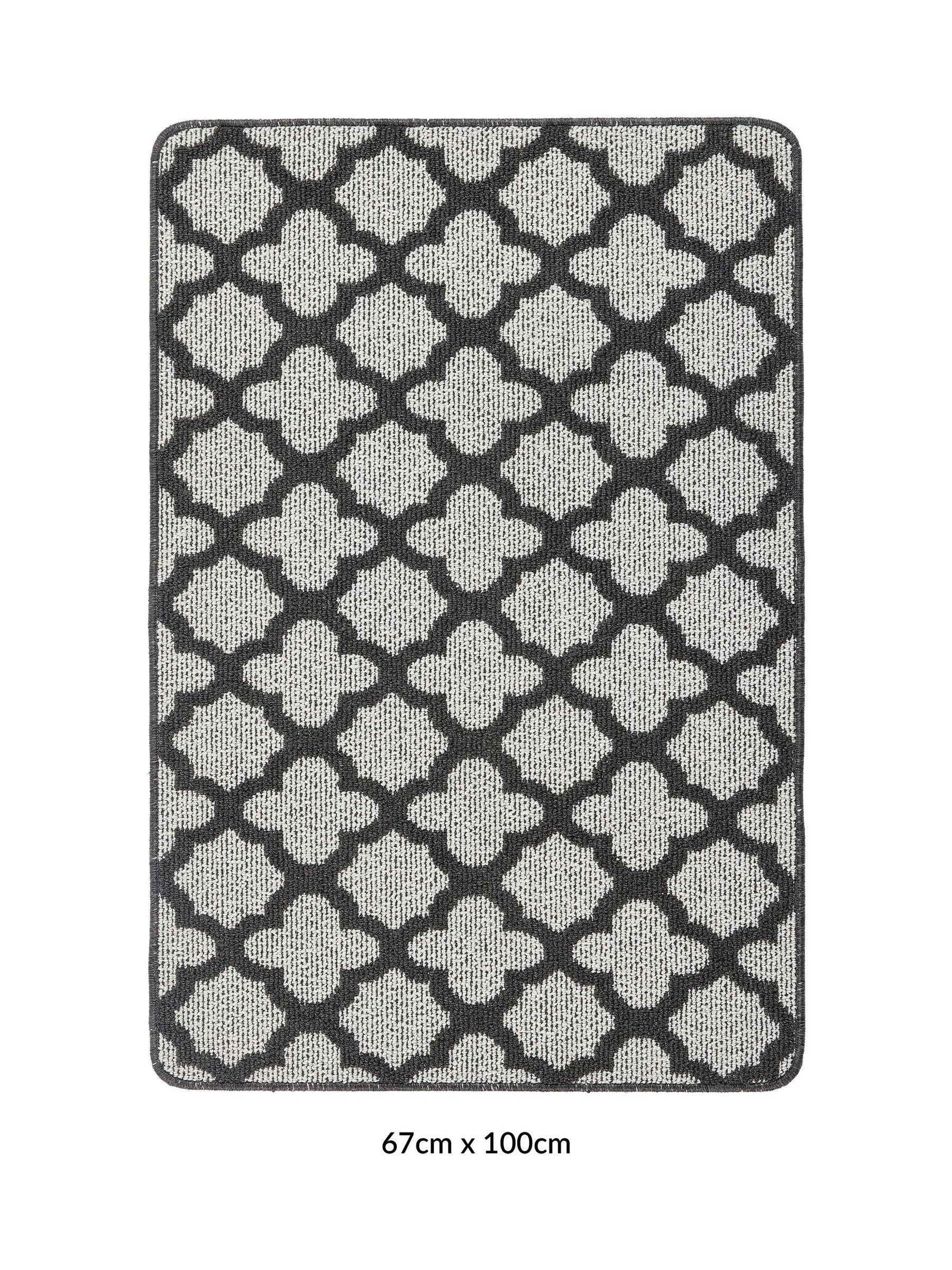 My Mat Charcoal Moroccan Tile mat, British brand