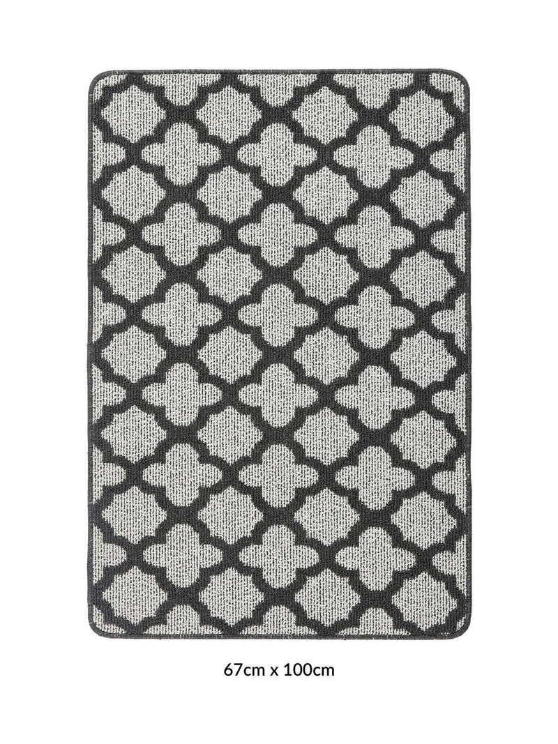 My Mat Charcoal Moroccan Tile mat, British brand