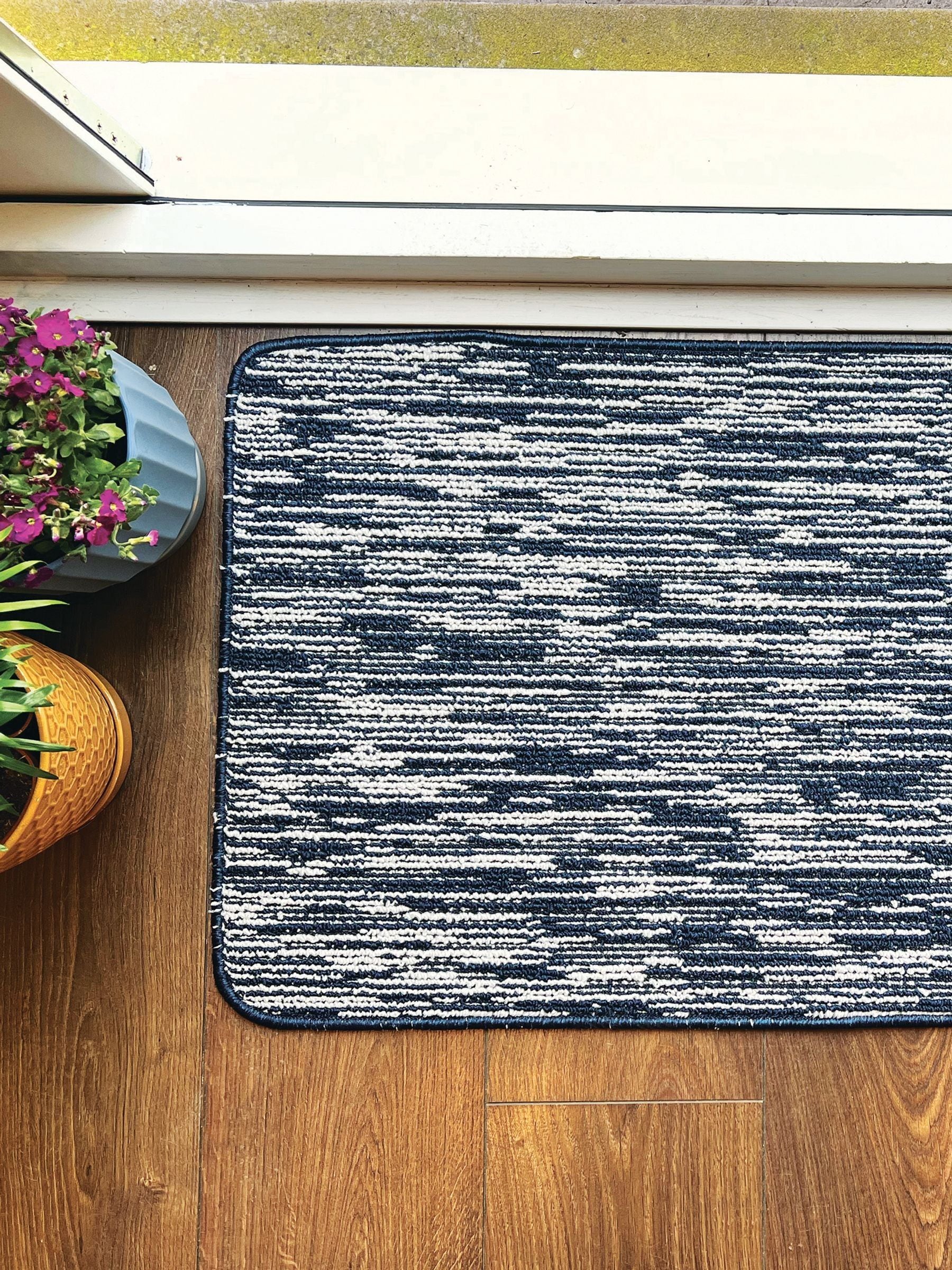 My Mat Navy Broken Stripe Mat