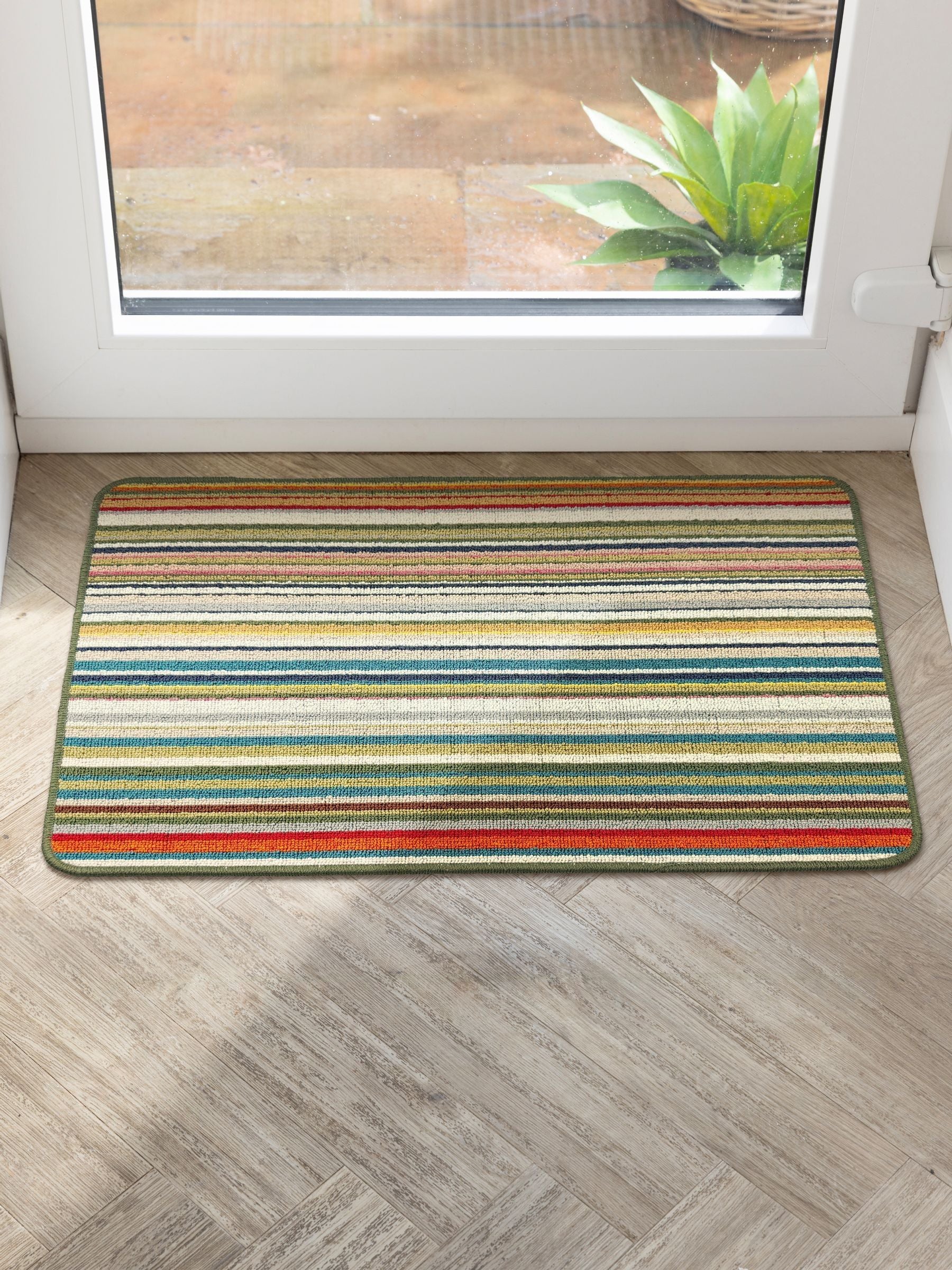 My Mat Candy Stripe doormat (British brand)