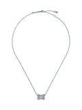 Ted Baker Romie Roll multi pendant necklace with silver tone and clear crystals (British brand)