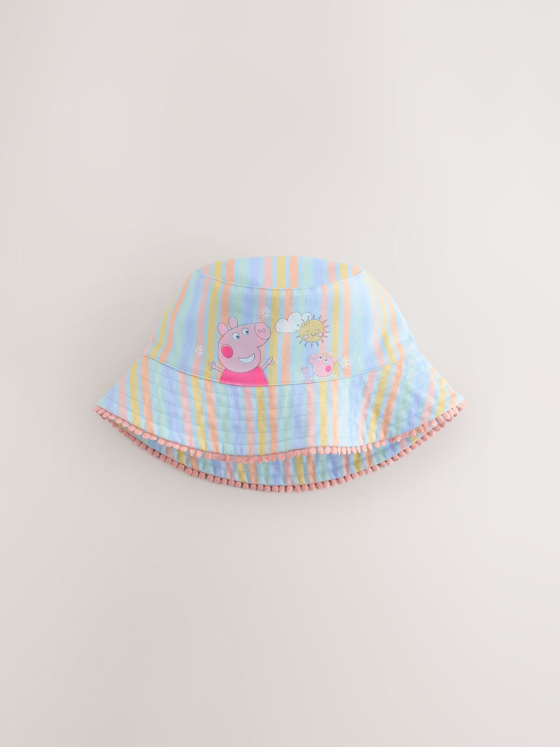 Peppa Pig pink bucket hat 3mths-10yrs (British brand)
