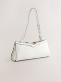 Bone hardware detail shoulder bag, imported from the UK