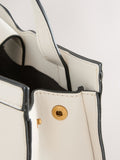 Bone hardware detail shoulder bag, imported from the UK