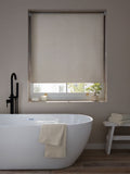 Natural light textured moisture resistant roller blind - British product