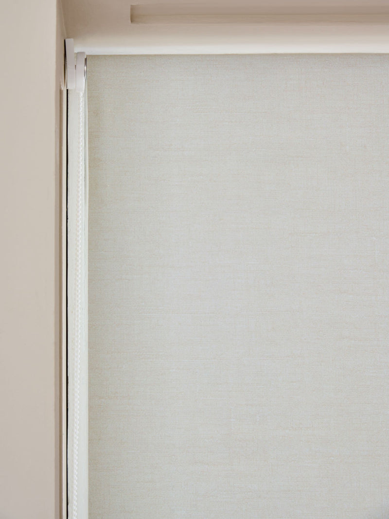 Natural light textured moisture resistant roller blind - British product