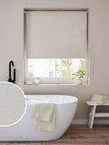 Natural light textured moisture resistant roller blind - British product