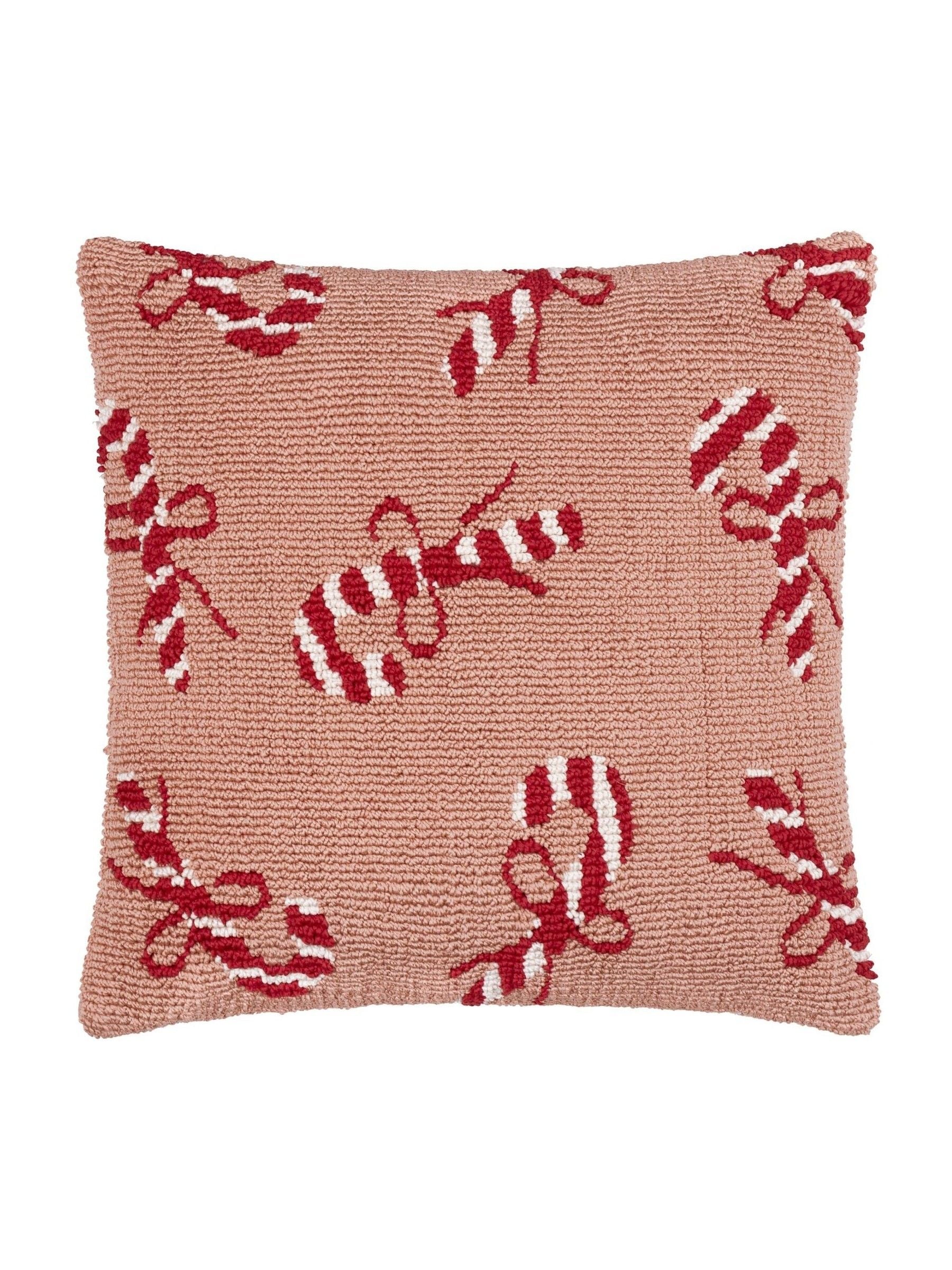 Furn Candy Canes tufted cushion, UK version