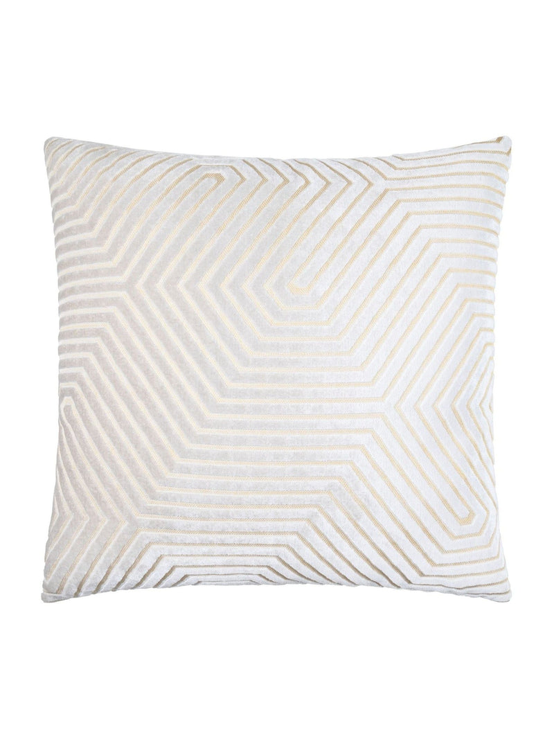 Paoletti Oyster Evoke velvet cushion 55cm, UK version