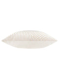 Paoletti Oyster Evoke velvet cushion 55cm, UK version