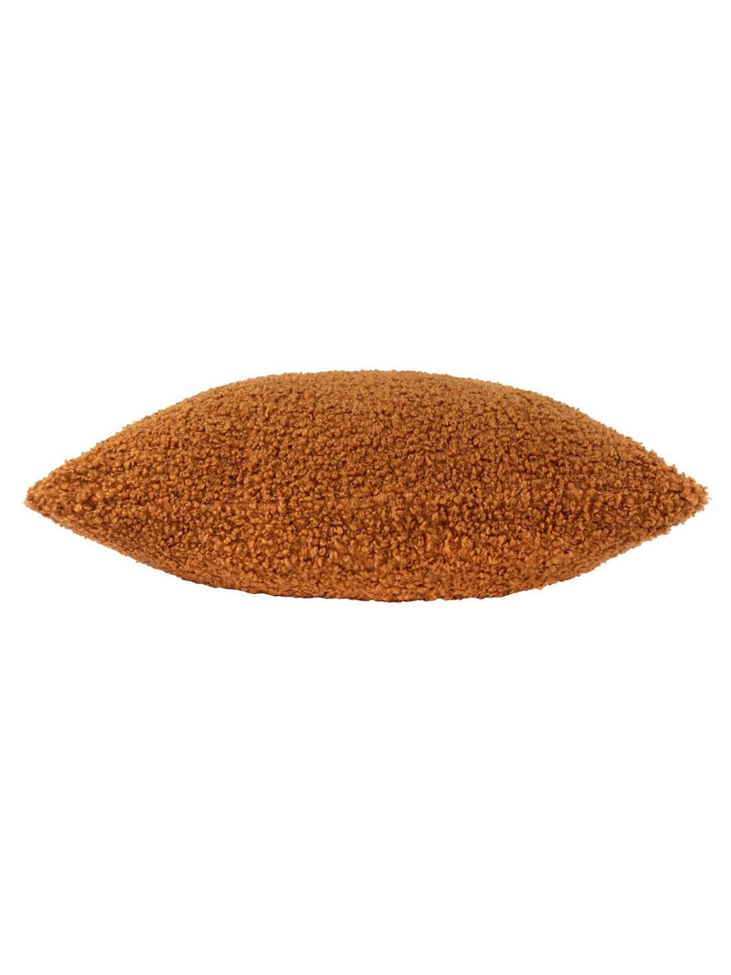 Yard Ginger Orange Cabu Chunky Boucle Cushion