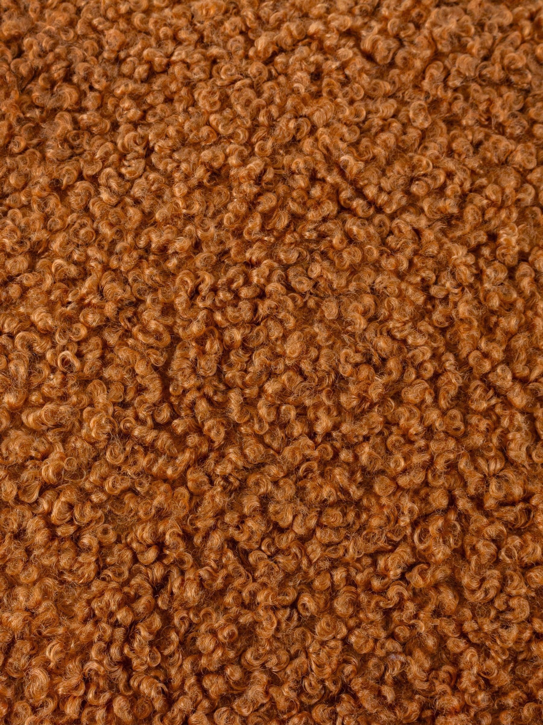 Yard Ginger Orange Cabu Chunky Boucle Cushion