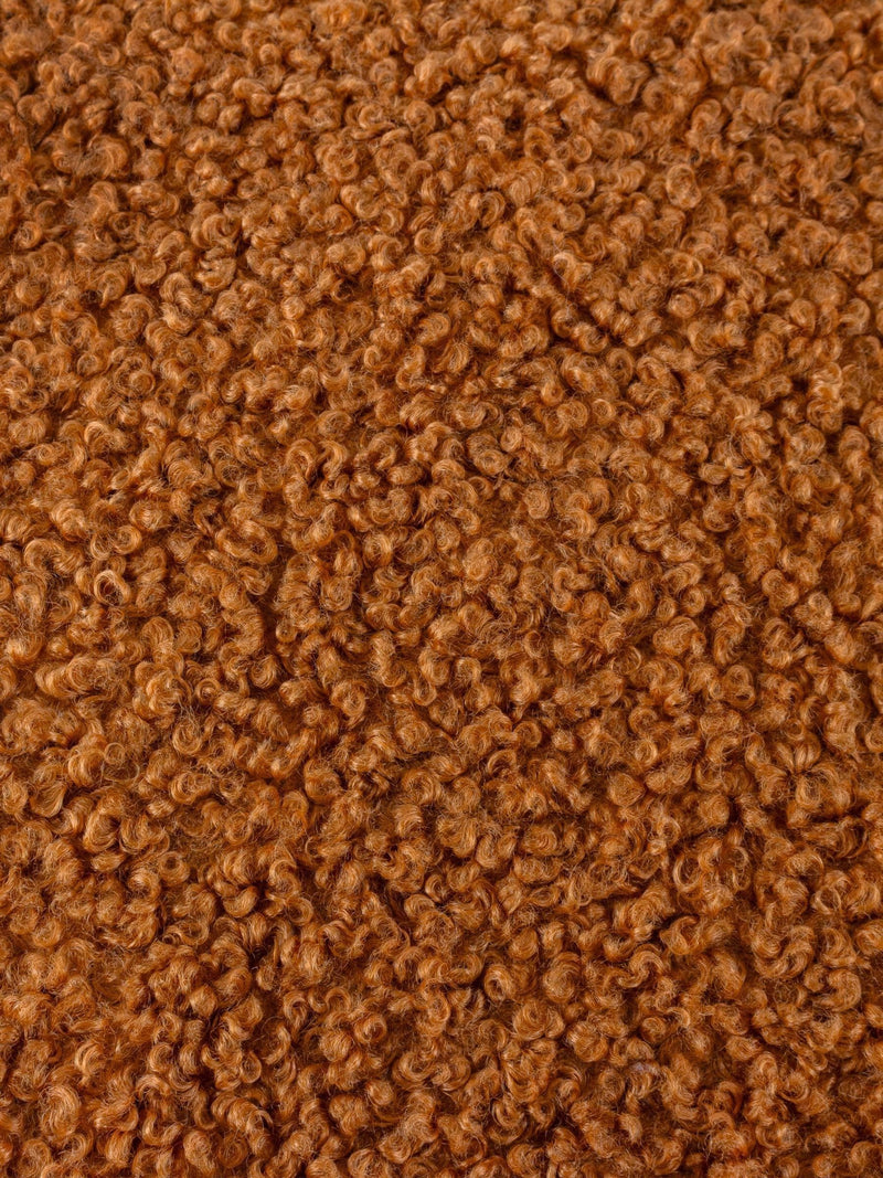 Yard Ginger Orange Cabu Chunky Boucle Cushion