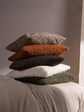 Yard Ginger Orange Cabu Chunky Boucle Cushion