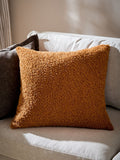 Yard Ginger Orange Cabu Chunky Boucle Cushion