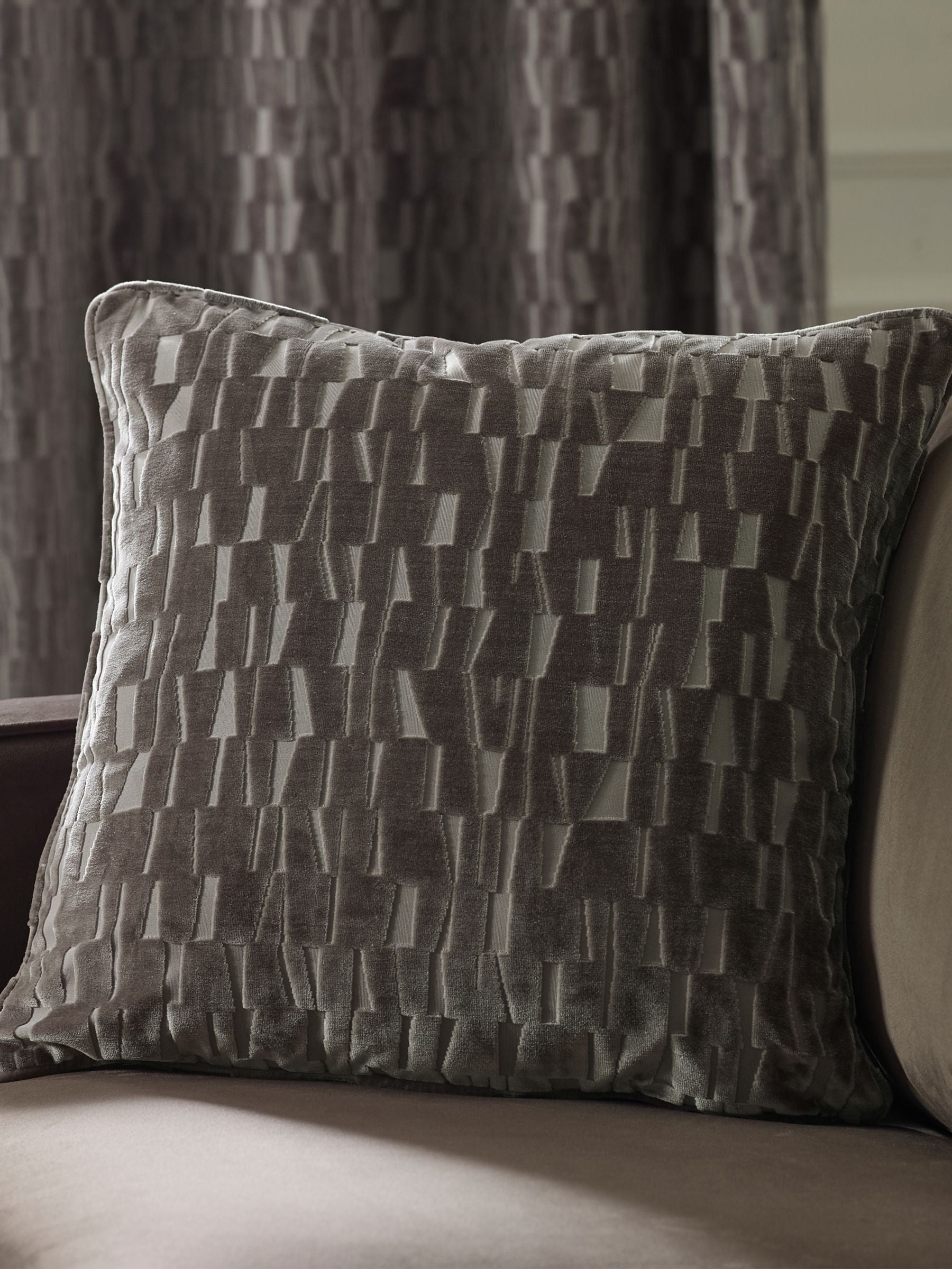 Paoletti Manhattan velvet cushion (British brand)