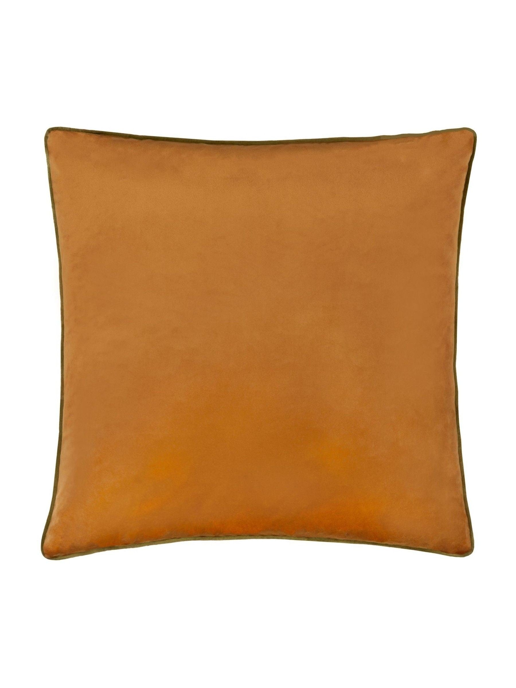 Furn Ginger Olive Meridian Velvet 55 x 55cm Cushion