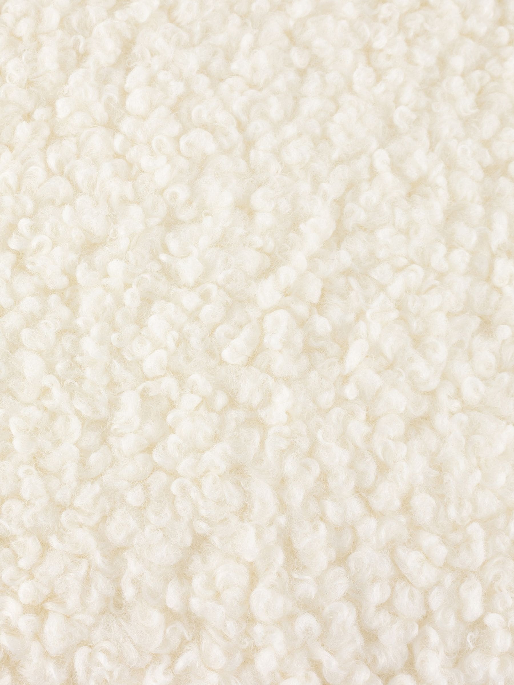 Yard Ecru Cream Chunky Boucle Cushion 55x55cm, imported from the UK
