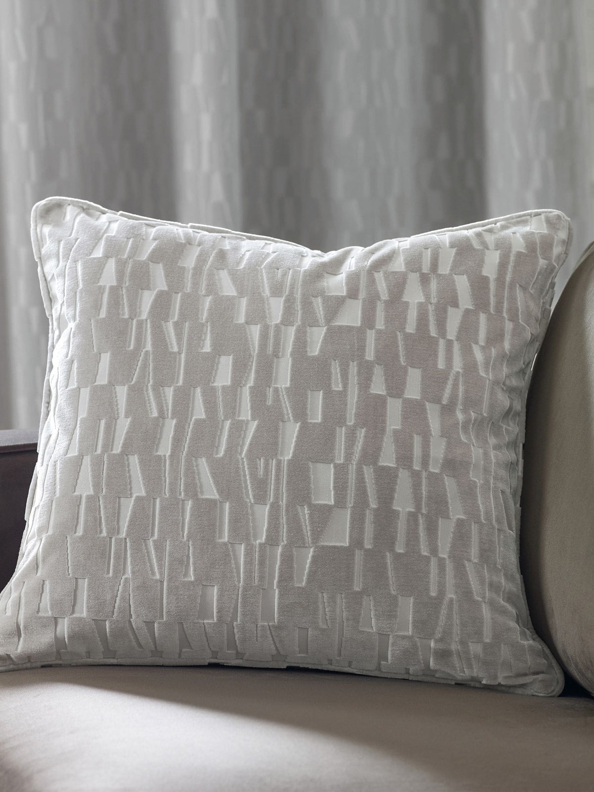 Paoletti Mink Manhattan Velvet Cushion 50cm