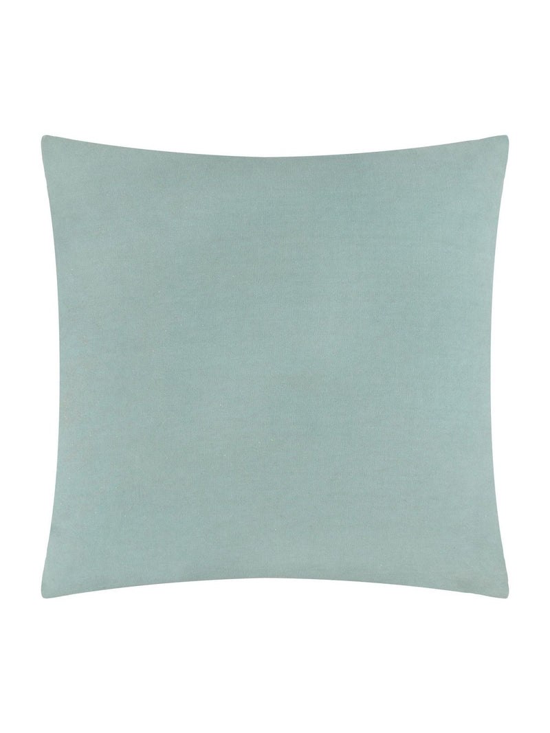 Furn Frosty Blue polar bear tufted cushion 45cm, UK version
