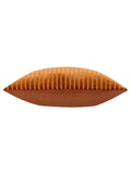 Paoletti Brick Savoy Stripe Velvet Cushion 50cm, imported from the UK