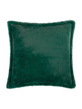 Furn Needle green faux fur cushion 55x55cm (British brand)