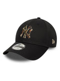 New Era black camo cap, imported from the UK