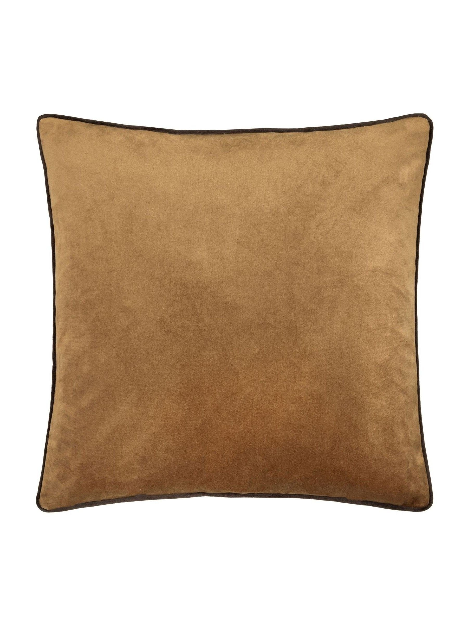 Furn Caramel Chocolate Meridian Velvet 45 x 45cm Cushion