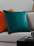 Furn Teal Clementine Meridian Velvet 45 x 45cm Cushion
