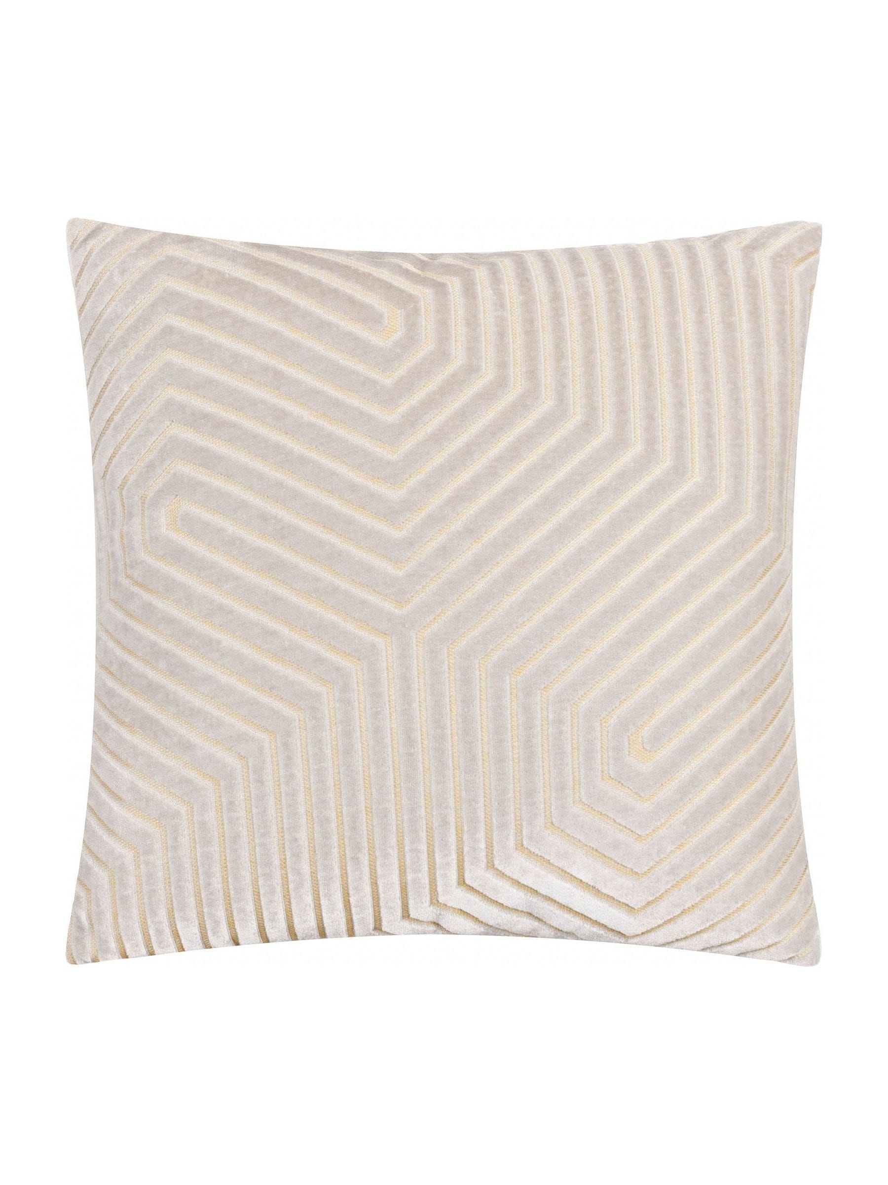 Paoletti faux fur cushion chevron pattern (British brand)